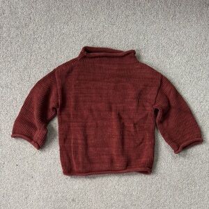 Misha And Puff Rust Kids Sweater